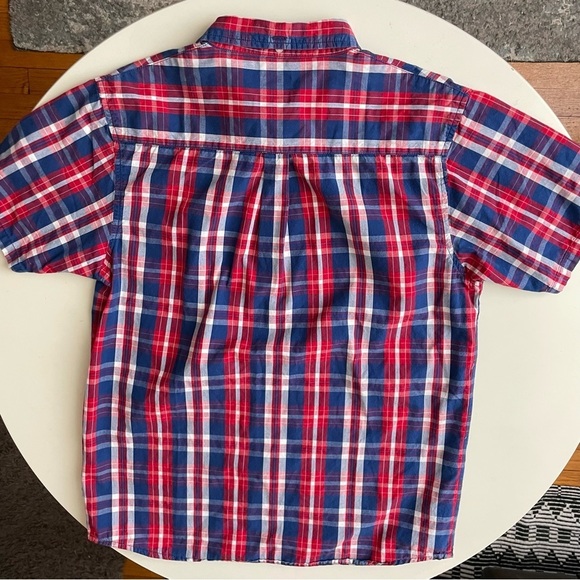 Stussy Men’s Cotton Plaid Short Sleeve Button Down Shirt Size Small - Picture 6 of 8